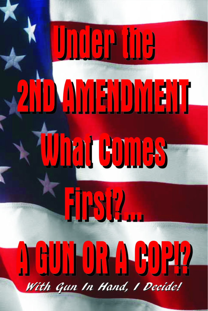 2nd Amendment, What Comes First Sign.