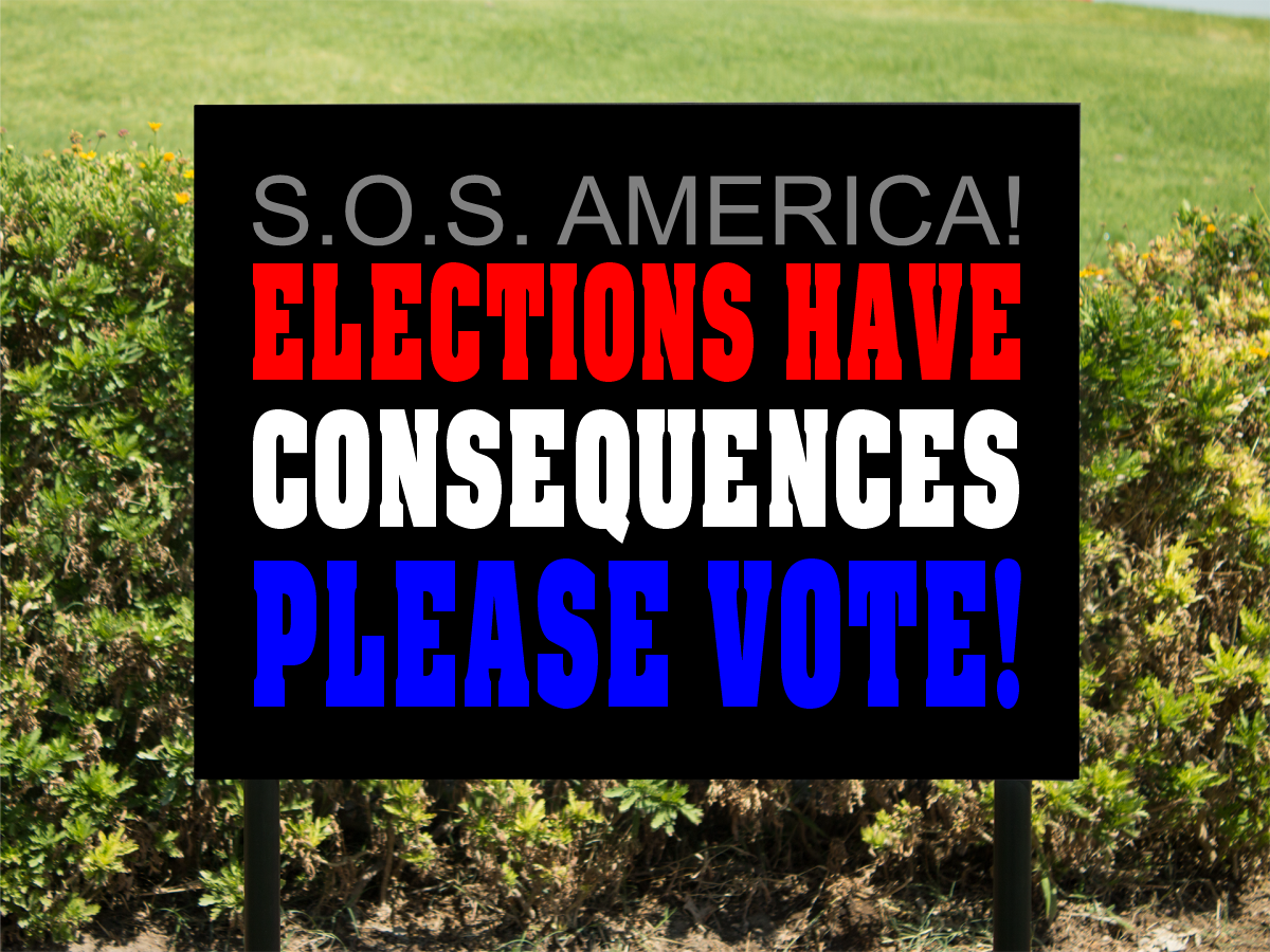 10+ Custom Printed Political Yard Signs