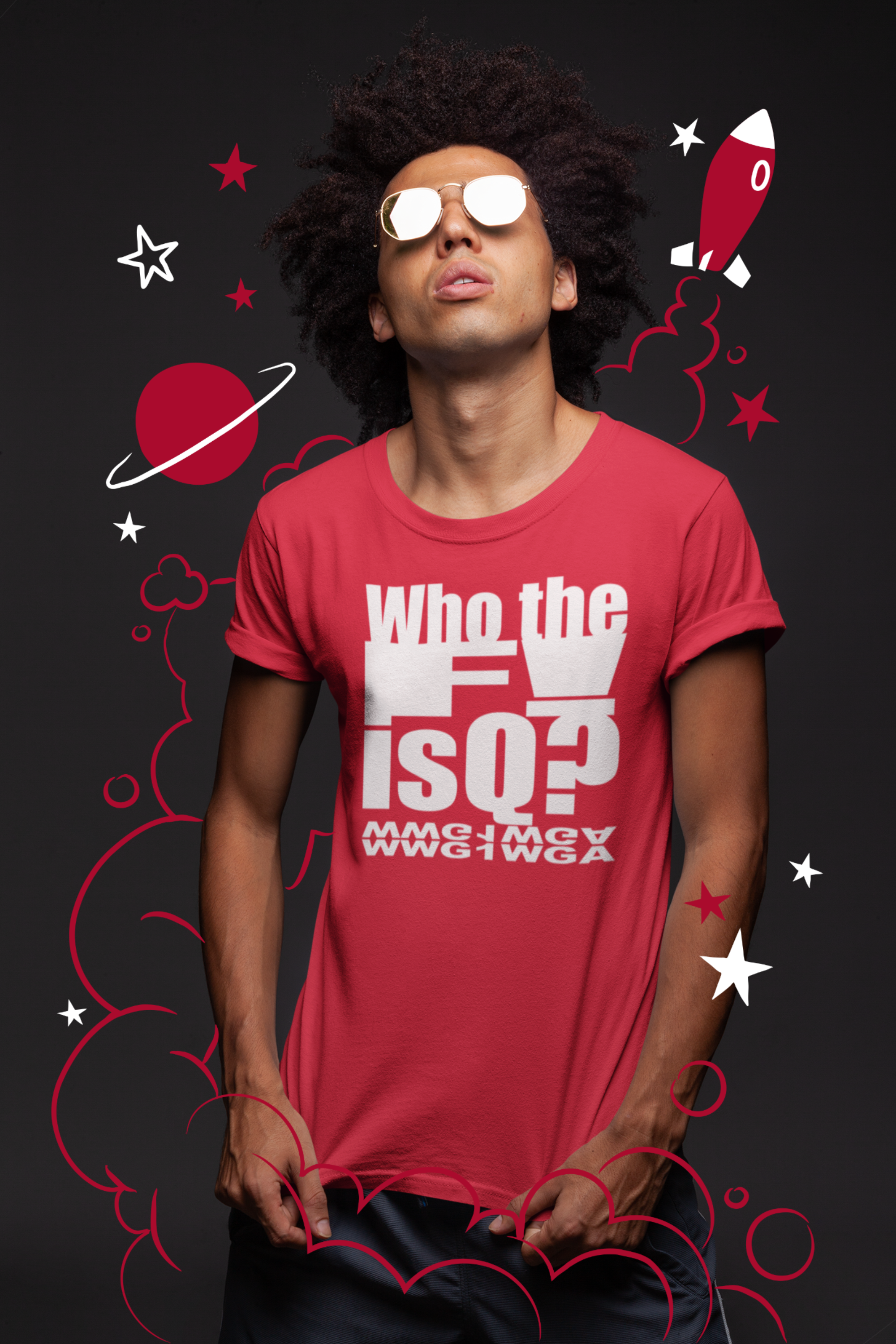 Who the F! is Q? WWG1WGA T'shirt