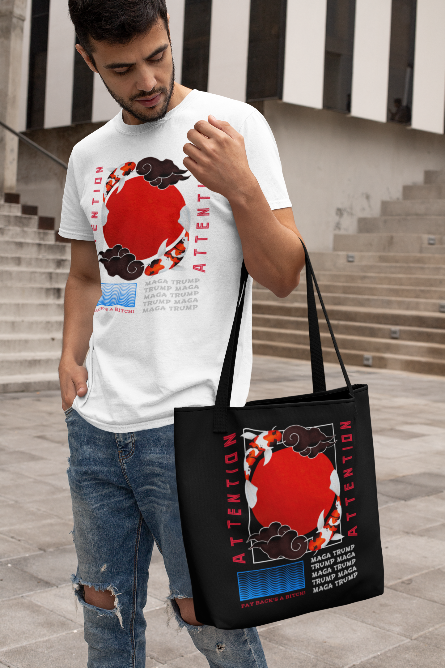 Captivating Koi Trump T'shirt